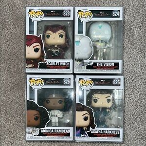 Funko Pop Marvel WandaVision 4 Lot